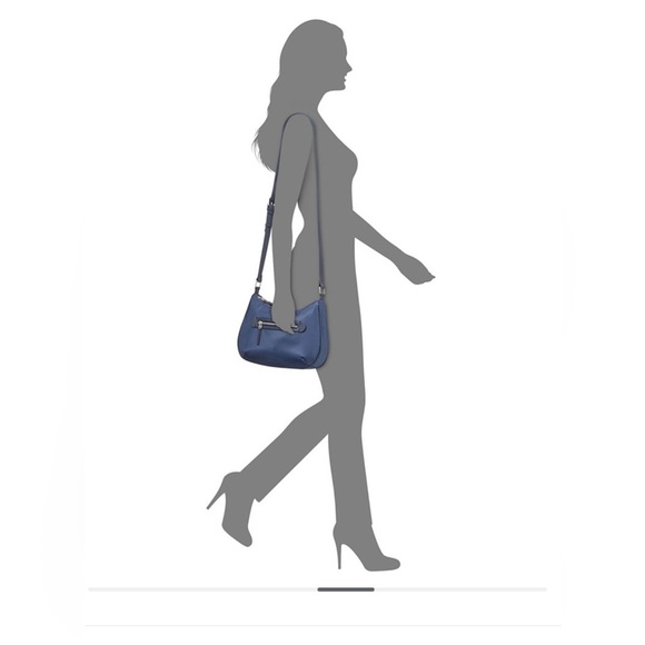 Medium Nylon Hobo Bag, - Picture 5 of 10